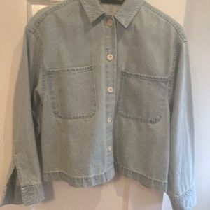 Jenni Kayne light was denim jacket, shirt jacket
